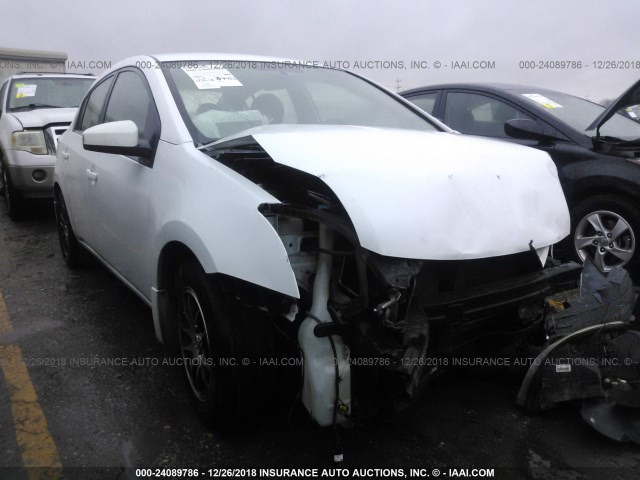 3N1AB61E99L647091 - 2009 NISSAN SENTRA 2.0/2.0S/2.0SL WHITE photo 1