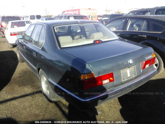 WBAGD4321PDE64070 - 1993 BMW 740 I AUTOMATIC GREEN photo 3