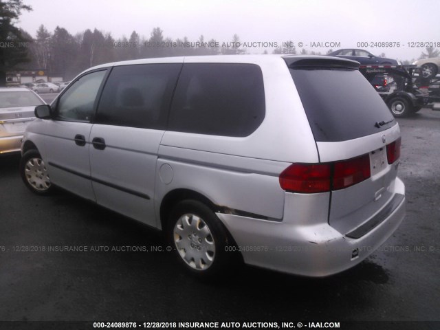 2HKRL18591H617387 - 2001 HONDA ODYSSEY LX SILVER photo 3