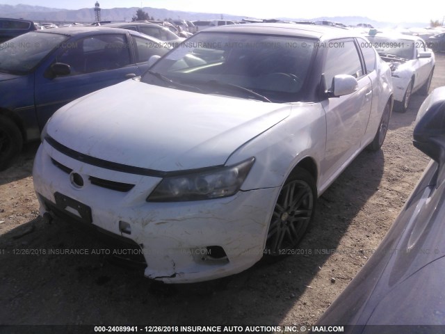 JTKJF5C73D3059128 - 2013 TOYOTA SCION TC თეთრი ფოტო 2