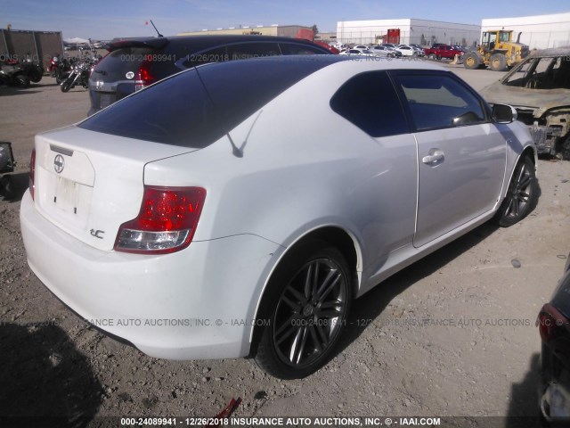 JTKJF5C73D3059128 - 2013 TOYOTA SCION TC თეთრი ფოტო 4