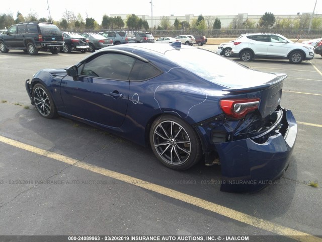 JF1ZNAA10H9703925 - 2017 TOYOTA 86 SPECIAL EDITION BLUE photo 3