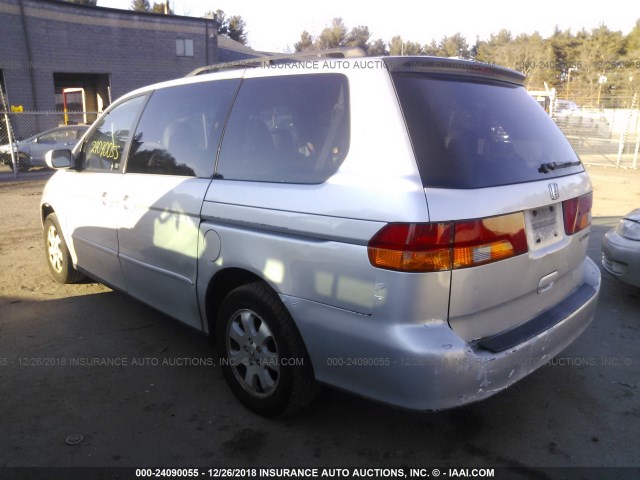 5FNRL18963B040693 - 2003 HONDA ODYSSEY EXL GRAY photo 3