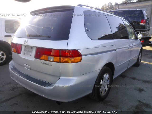 5FNRL18963B040693 - 2003 HONDA ODYSSEY EXL GRAY photo 4