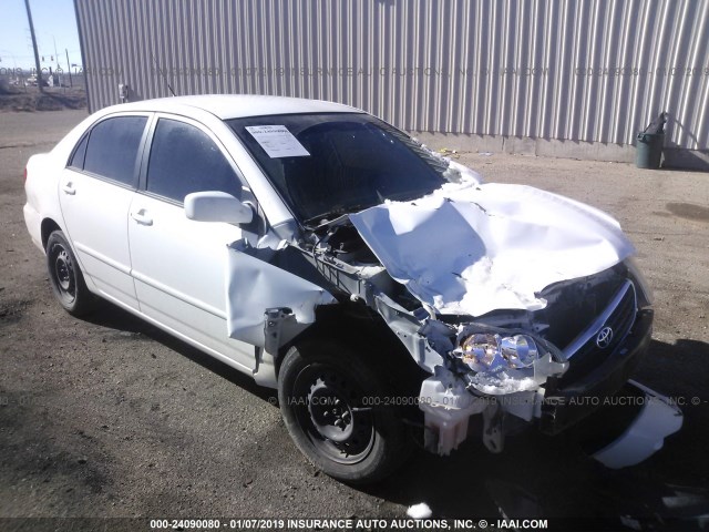 1NXBR32E08Z941232 - 2008 TOYOTA COROLLA CE/LE/S WHITE photo 1