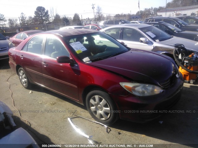 4T1BE32K63U248644 - 2003 TOYOTA CAMRY LE/XLE/SE BURGUNDY photo 1