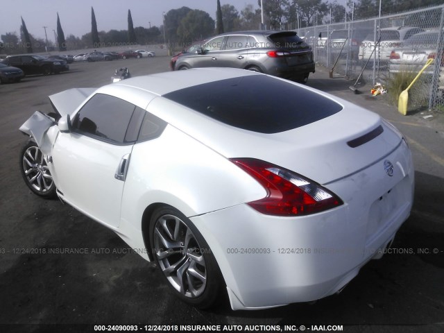 JN1AZ4EH9DM380828 - 2013 NISSAN 370Z TOURING/NISMO WHITE photo 3