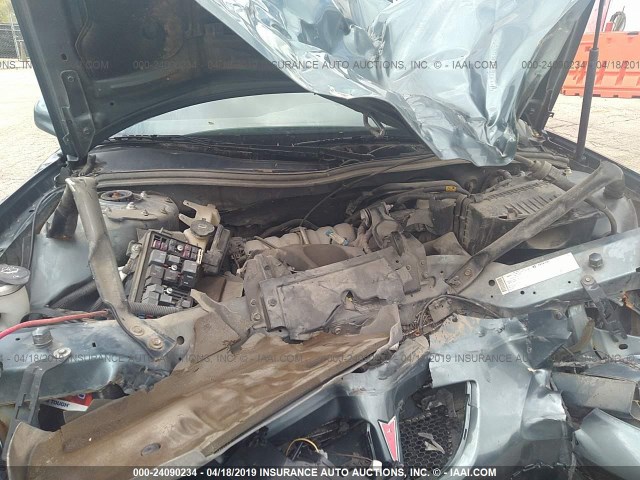 2G2WP552061110741 - 2006 PONTIAC GRAND PRIX TEAL photo 10
