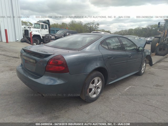 2G2WP552061110741 - 2006 PONTIAC GRAND PRIX TEAL photo 4