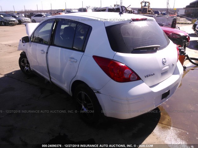 3N1BC1CP8AL398273 - 2010 NISSAN VERSA S/SL WHITE photo 3