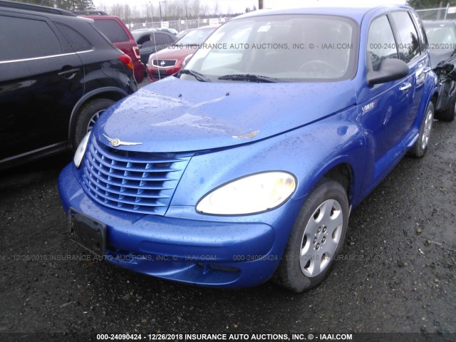 3C4FY58B65T505329 - 2005 CHRYSLER PT CRUISER TOURING BLUE photo 2