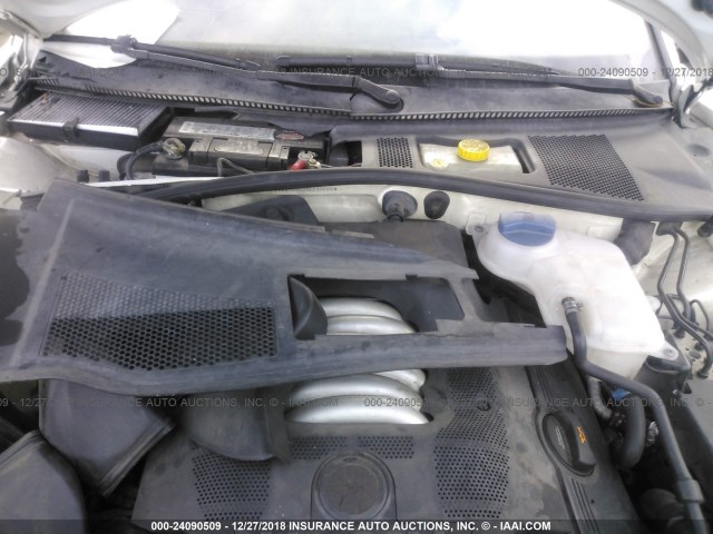 WVWWH63B33E213860 - 2003 VOLKSWAGEN PASSAT GLX 白色 照片 10