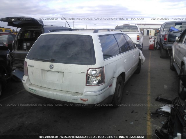WVWWH63B33E213860 - 2003 VOLKSWAGEN PASSAT GLX 白色 照片 4