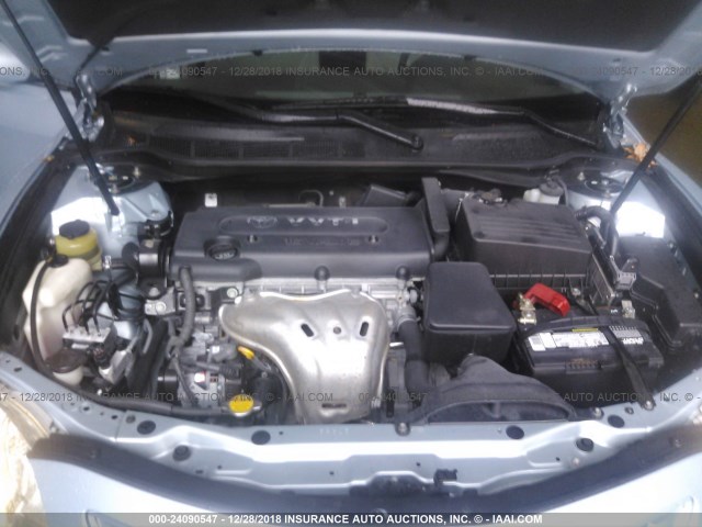 4T1BE46KX8U790868 - 2008 TOYOTA CAMRY CE/LE/XLE/SE BLUE photo 10