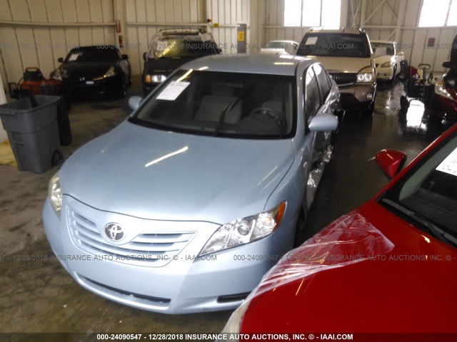 4T1BE46KX8U790868 - 2008 TOYOTA CAMRY CE/LE/XLE/SE BLUE photo 2