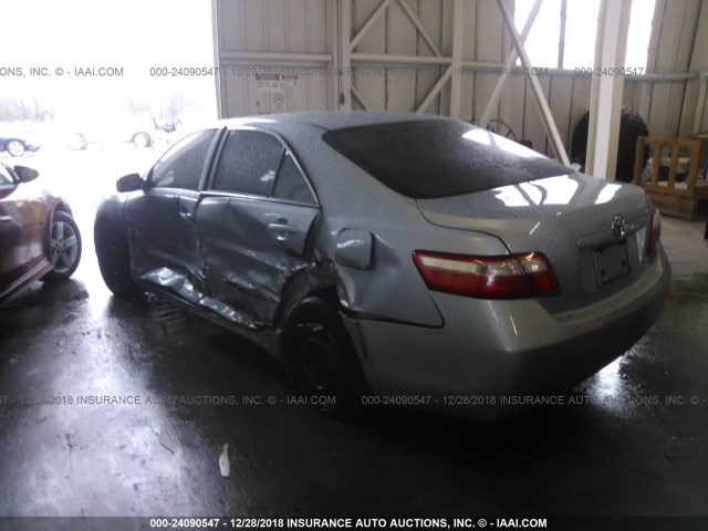 4T1BE46KX8U790868 - 2008 TOYOTA CAMRY CE/LE/XLE/SE BLUE photo 3