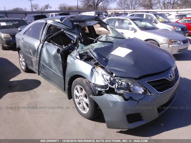 4T4BF3EK1BR096057 - 2011 TOYOTA CAMRY SE/LE/XLE GRAY photo 1