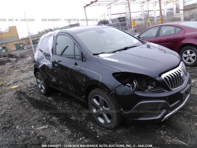 KL4CJASB2EB764193 - 2014 BUICK ENCORE BLACK photo 1