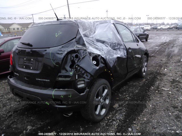 KL4CJASB2EB764193 - 2014 BUICK ENCORE BLACK photo 4