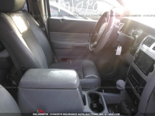 1D8HB58N67F549964 - 2007 DODGE DURANGO LIMITED WHITE photo 5