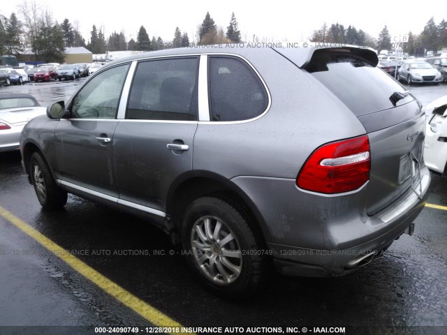 WP1AA29P49LA00624 - 2009 PORSCHE CAYENNE GRAY photo 3