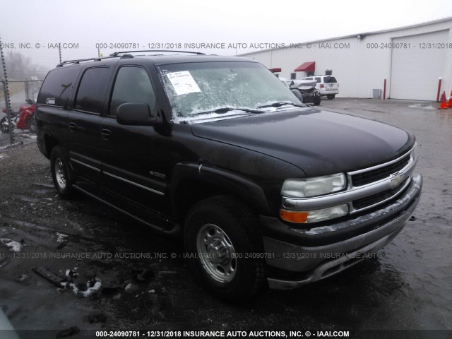 3GNGK26UXYG225216 - 2000 CHEVROLET SUBURBAN K2500 BLACK photo 1