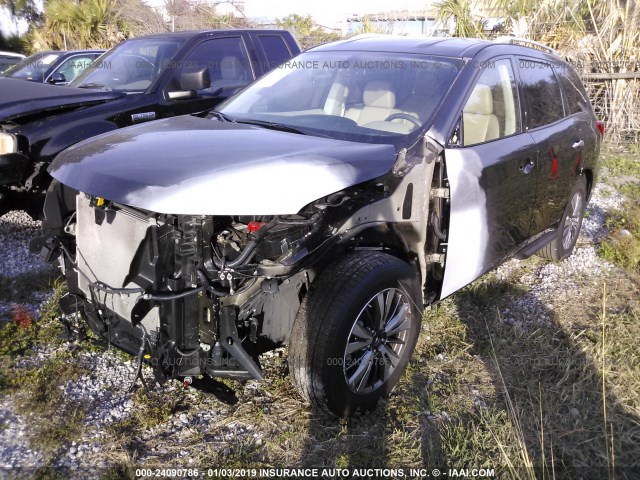 5N1DR2MN5JC616619 - 2018 NISSAN PATHFINDER S/SV/SL/PLATINUM BLACK photo 2