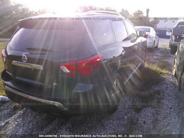 5N1DR2MN5JC616619 - 2018 NISSAN PATHFINDER S/SV/SL/PLATINUM BLACK photo 4