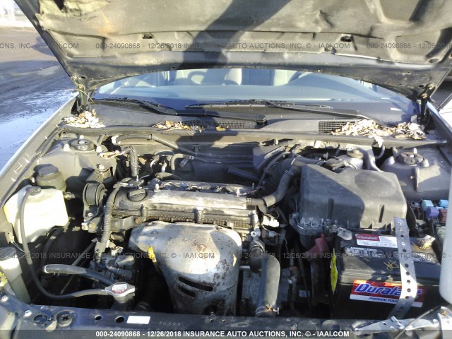 4T1BE32K54U899426 - 2004 TOYOTA CAMRY LE/XLE/SE GRAY photo 10