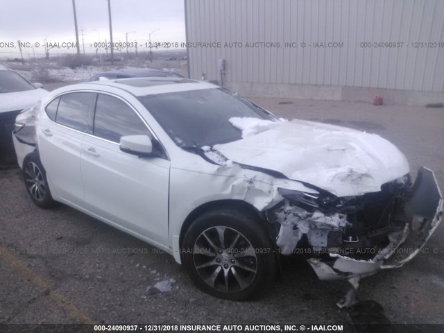 19UUB1F31FA002699 - 2015 ACURA TLX WHITE photo 1