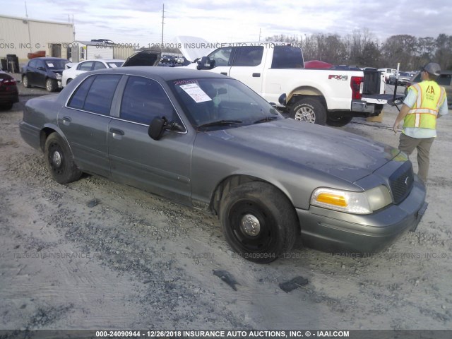 2FAFP71W53X205326 - 2003 FORD CROWN VICTORIA POLICE INTERCEPTOR GRAY photo 1