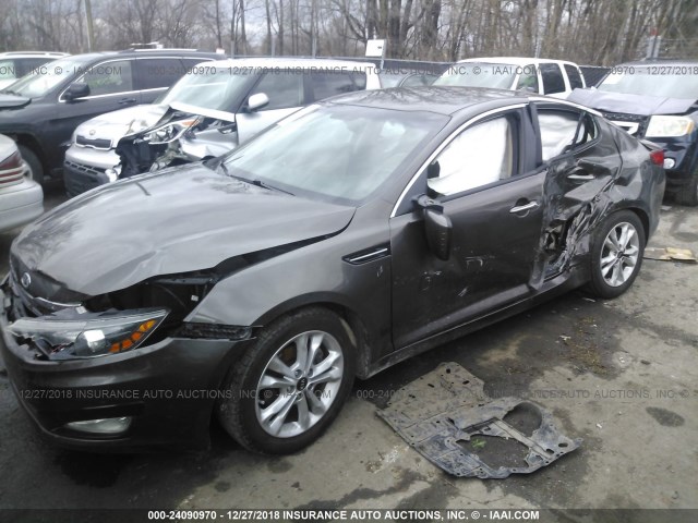 KNAGN4A76B5144965 - 2011 KIA OPTIMA EX/SX BROWN photo 6