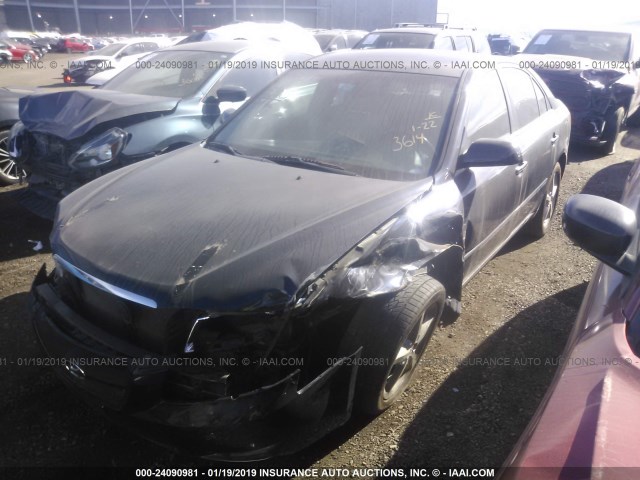 5NPEU46F56H013917 - 2006 HYUNDAI SONATA GLS/LX BLACK photo 2