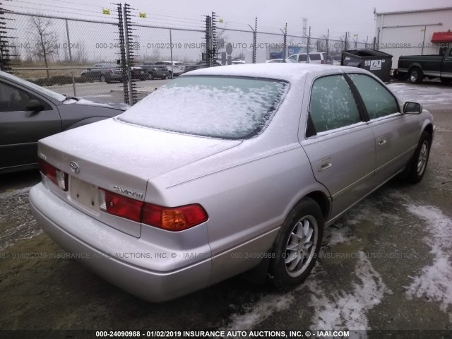 4T1BG22K61U030866 - 2001 TOYOTA CAMRY CE/LE/XLE SILVER photo 4