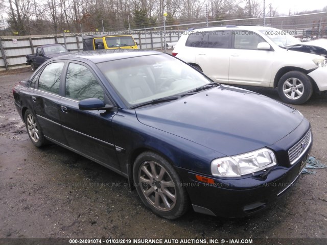 YV1TS59H441368415 - 2004 VOLVO S80 2.5T BLUE photo 1