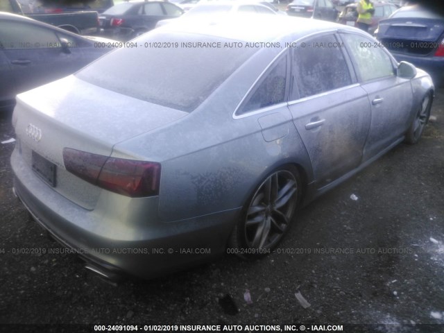 WAUHGAFCXCN121404 - 2012 AUDI A6 PRESTIGE GRAY photo 4