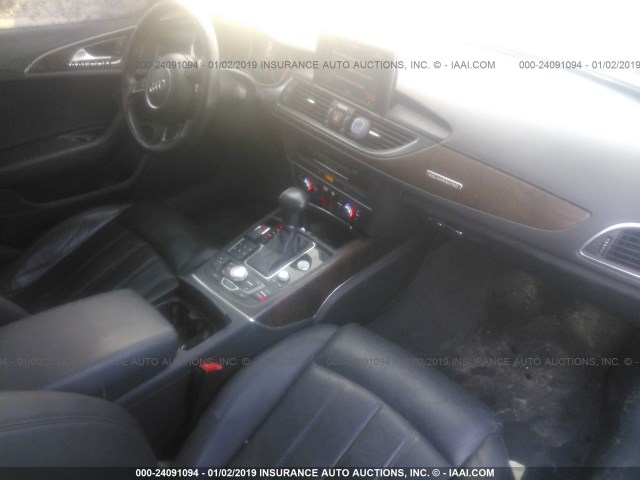 WAUHGAFCXCN121404 - 2012 AUDI A6 PRESTIGE GRAY photo 5