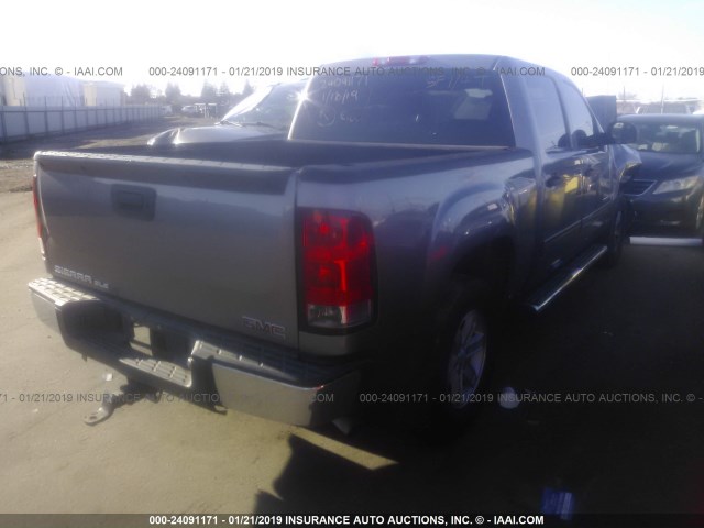 3GTP1VE07DG301416 - 2013 GMC SIERRA C1500 SLE GRAY photo 4