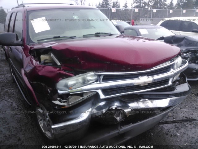 1GNEK13V74J293156 - 2004 CHEVROLET TAHOE K1500 MAROON photo 6