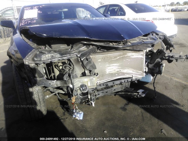 2G1FB1E32F9149451 - 2015 CHEVROLET CAMARO LS BLACK photo 6