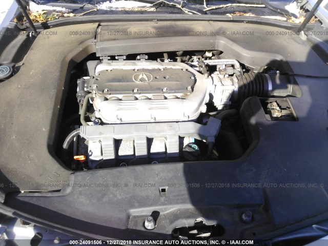 19UUA9F55DA005282 - 2013 ACURA TL TECH SILVER photo 10