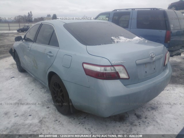 4T1BB46K19U089629 - 2009 TOYOTA CAMRY HYBRID BLUE photo 3