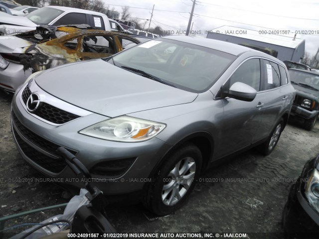 JM3TB3BV8B0308237 - 2011 MAZDA CX-9 SILVER photo 2