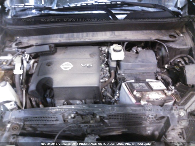 5N1AR2MM0EC614972 - 2014 NISSAN PATHFINDER S/SV/SL/PLATINUM GRAY photo 10