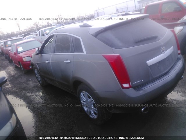 3GYFNDEY1BS660779 - 2011 CADILLAC SRX LUXURY COLLECTION GOLD photo 3