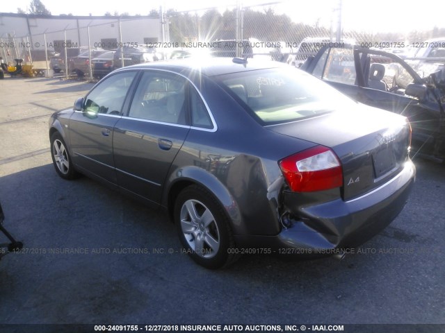 WAULT68E25A048492 - 2005 AUDI A4 3.0 QUATTRO/SPECIAL GRAY photo 3