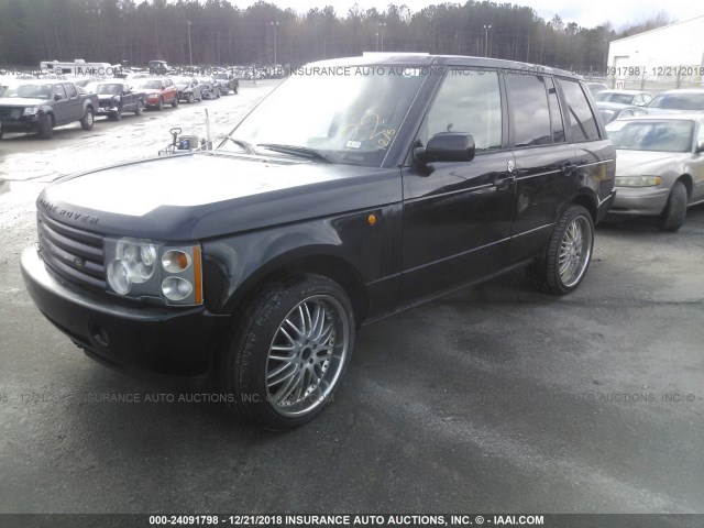 SALME11434A167083 - 2004 LAND ROVER RANGE ROVER HSE BLACK photo 2