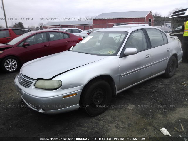 1G1NE52J52M712454 - 2002 CHEVROLET MALIBU LS 银色 照片 2