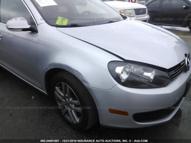 3VWPL7AJ8EM624023 - 2014 VOLKSWAGEN JETTA TDI SILVER photo 6