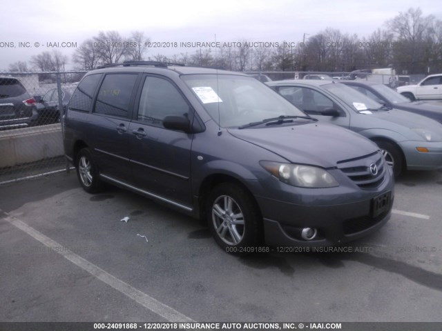 JM3LW28J460557658 - 2006 MAZDA MPV WAGON GRAY photo 1